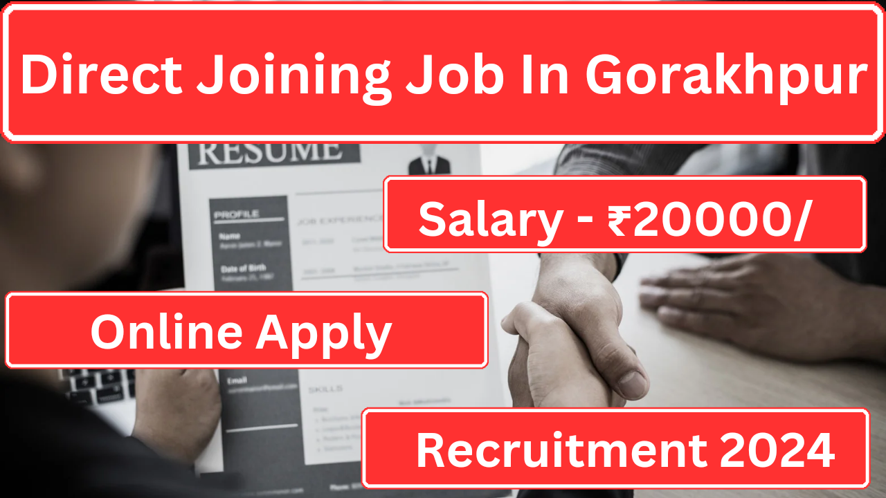 Direct Joining Job In Gorakhpur या Gorakhpur Job Contact Number